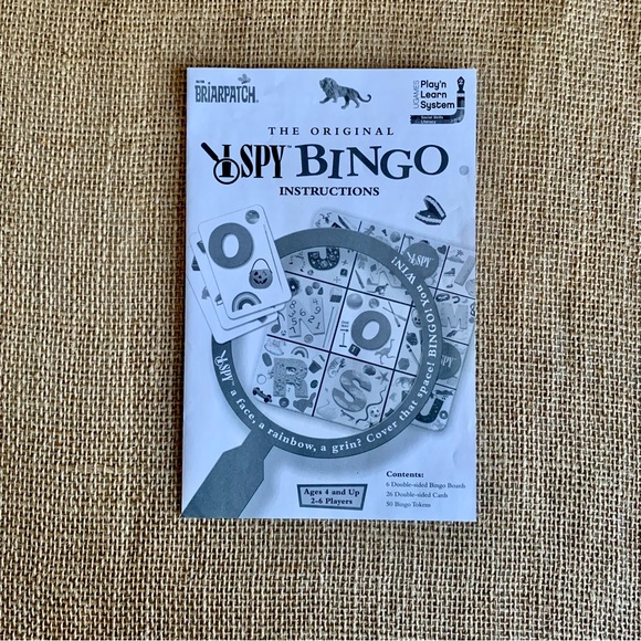 BRIARPATCH I SPY BINGO Match ‘n Play Challenge Game Ages 4 and Up - Picture 10 of 16